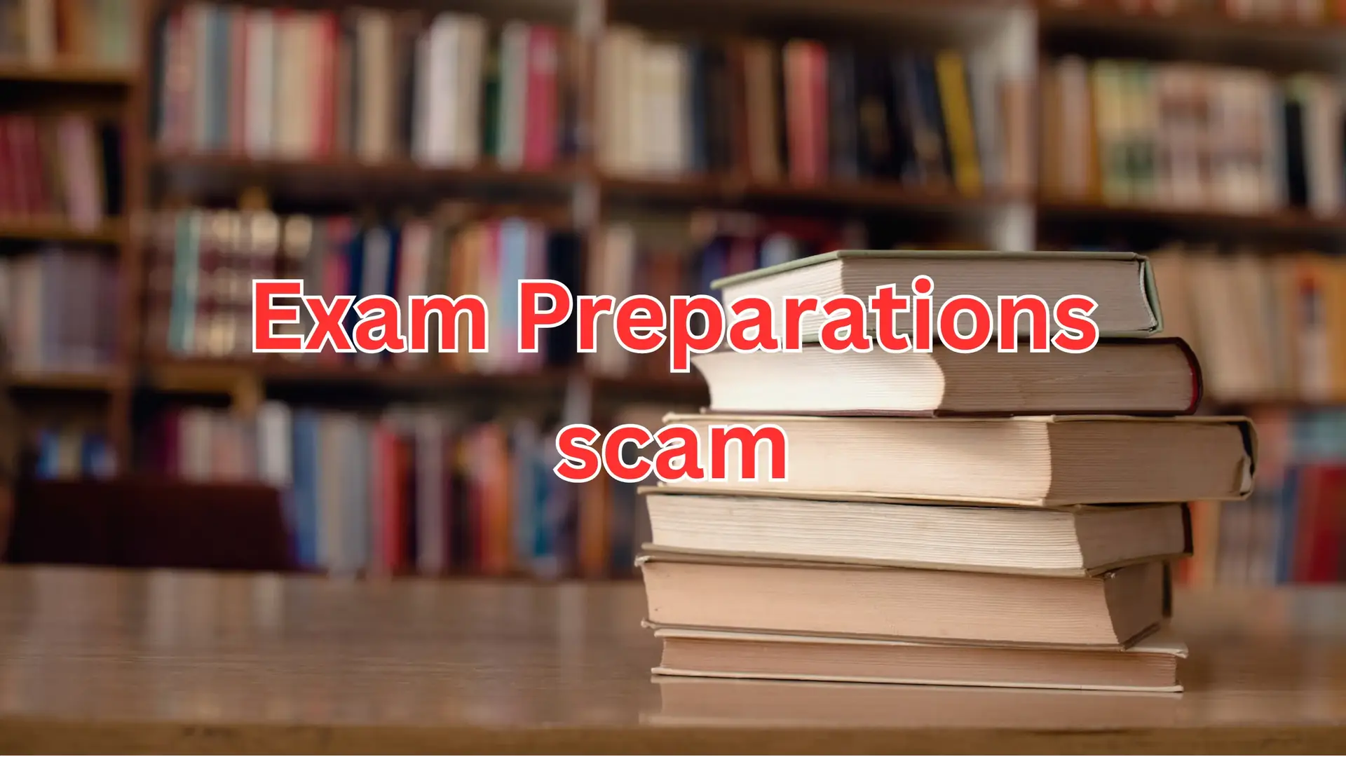 Online Exams Preparation Sessions Scams 